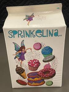 lot 103 image: 2 back - Sprinkelina Orange Sprinkles 6 lb Box