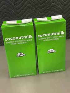 lot 122 image: Coconutmilk Beverage with Coconut Water from Concentrate - 64 fl oz (2 Pack)