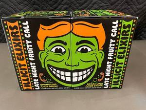lot 164 image: Pack of 8 Illicit Elixirs Late Night Fruity Call Sparkling Juice Drinks - 12 oz Cans