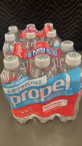 lot 177 image: Pack of 8 Propel Electrolyte Water Beverage - Watermelon Flavor