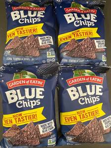 lot 191 image: Garden of Eatin Blue Chips Corn Tortilla Chips 10 oz (4 Bags)