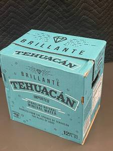 lot 302 image: GA 3 - Brillante Tehuacn Sparkling Natural Mineral Water 12-Pack