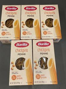 lot 344 image: Barilla Chickpea Penne Pasta 8.8 oz - 5 Pack