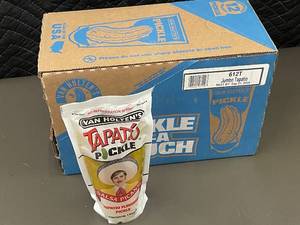 lot 434 image: FL 1 - Van Holtens Tapatio Pickle - Salsa Picante Flavor, 12-Pack