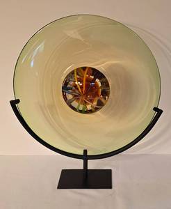 lot 6 image: Stunning 1980s Elio Raffaeli & Robert Cammozzo ICET Starburst Orb