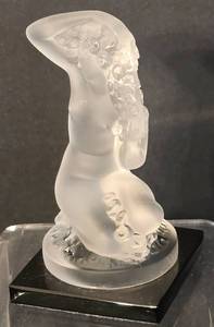 lot 64 image: Lalique Crystal Floreal Nude Figure