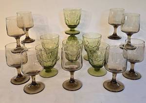 lot 70 image: Pretty Vintage Stemware Options Including Fostoria