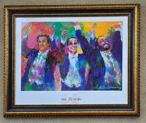 lot 116 image: LeRoy Neiman The Three Tenors Framed Poster