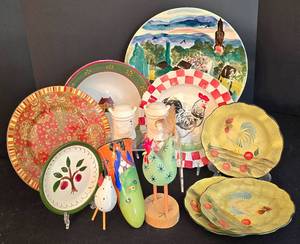 lot 121 image: Fun Collection of Plates & Kitchenware