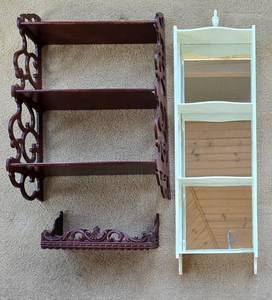 lot 126 image: Three Decorative Wall Shelves