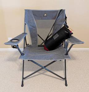 lot 99 image: GCI Camping Chair and New Katana Travel Blanket