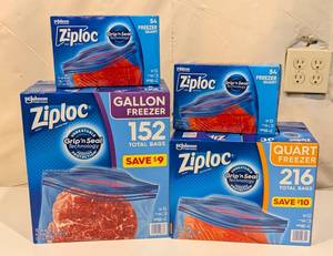 lot 87 image: New Packs of Ziplock Bags