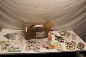lot 8 image: Lot of Scrapbooking Sticker Packs and Supplies