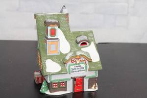 lot B-99 image: Heritage Village Collection North Pole Series Santas Bell Repair Porcelain Figurine