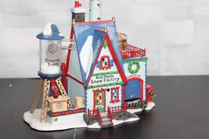 lot B-131 image: Department 56 North Pole Series Real Plastic Snow Factory with Box