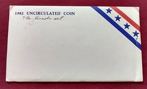 lot 9 image: 1982 Uncirculated Penny Set - (7) Variations