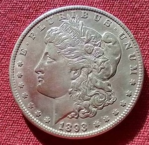 lot 63 image: 1893 Morgan Dollar - KEY COIN