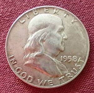 lot 66 image: 1958-D Franklin Half Dollar