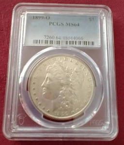 lot 71 image: 1899-O Morgan Dollar - PCGS MS64