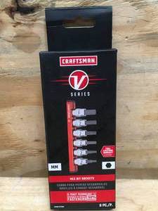 Craftsman Hex Bit Socket Set Model # CMMT17720V 1115244