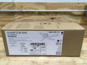 Hampton Bay 44 Ceiling Fan Hawkins Model # YG204-WH