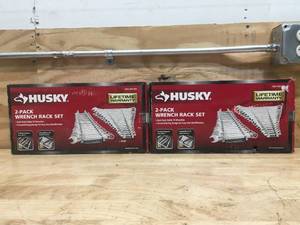 Lot of 2 - Husky 16-Piece Wrench Racks (2 Per Pack)