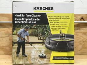 Krcher 15 Surface Cleaner for Pressure Washers 3200 PSI - 14 Quick Connect - 2 Spinning Nozzles and Extension Wand