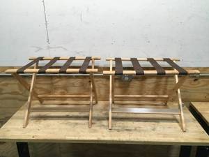Lot of 2- Foldable Luggage Racks