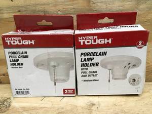 Lot of 2 - Porcelain Light Fixtures