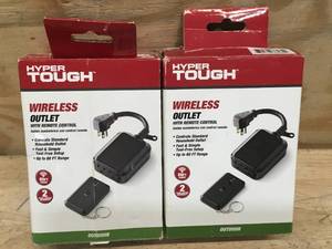 Lot of 2 - Outdoor Wireless Outlet