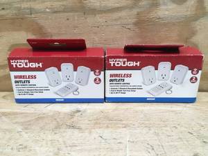 Lot of 2 - Set of Indoor Wireless Outlets