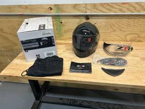 Z1R Warrant Snow Helmet Electric Shield, Medium, Black Model 0121-1294