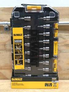DeWalt 17 Piece 38 Bit Socket Set Model # DWMT73806CL