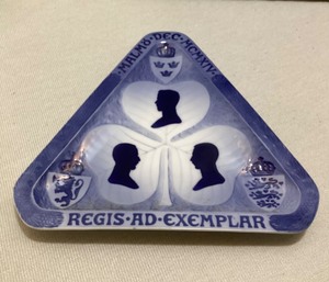 Antique Royal Copenhagen Commemorative Plate