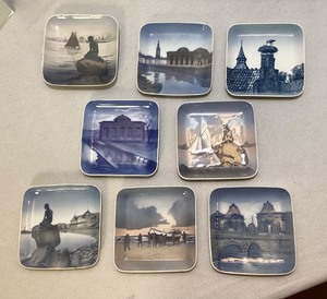 Group of small Bing & Grondahl Trays