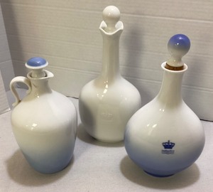 Group of Bing & Grondahl Decanter Jugs