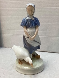 Royal Copenhagen Goose Girl Figurine