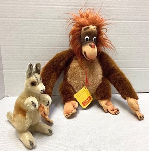 Pair of Vintage Steiff Animals