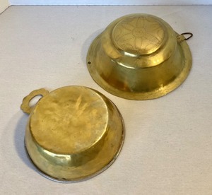 Two Pieces of Antique Brass