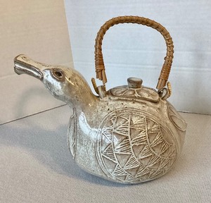 Patricia Garrett Pottery Goose Teapot