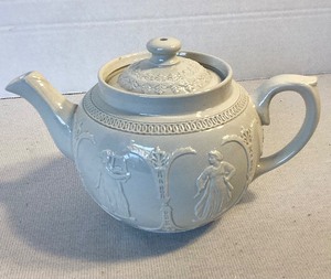 Antique Dudson Brothers StonewareTeapot