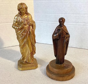 Pair  of Small Jesus Figures