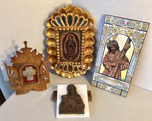 Group of Religious Plaques  Shrines