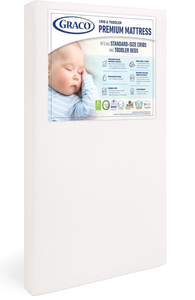 lot 223 image: Graco Premium Crib & Toddler Mattress  GREENGUARD Gold Certified & CertiPUR-US Certified