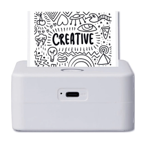 lot 231 image: Core Innovations CTP500 Wireless Mini Portable Thermal Printer & Label Maker  Paper, Android & iOS (Gray)