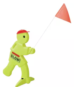 lot 305 image: Step2 KidAlert Visual Warning Signal Bright Green with Reflectors