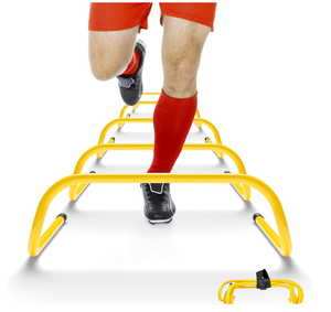 lot 309 image: Yes4All Agility Speed Training Agility Hurdles for Athletes - 5 Pack- Yellow