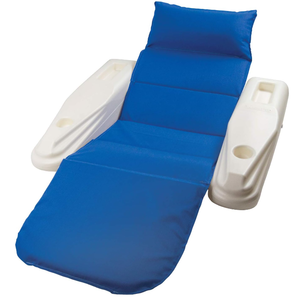 lot 316 image: Poolmaster Swimming Pool Adjustable Floating Chaise Lounge, Rio Sun, Blue Bayou Large