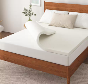 lot 519 image: Serta Comfort Zone Cooling Memory Foam Mattress Topper, 1.5 Inch, Twin XL