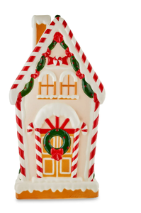 lot 524 image: Blow Mold Plastic Light-Up Gingerbread House, 36, by Holiday Time